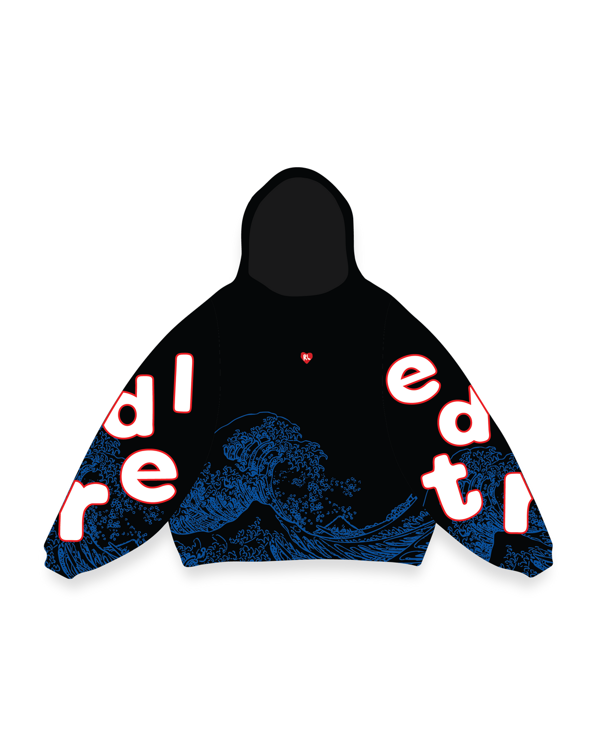 Make Waves Scattered Hoodie