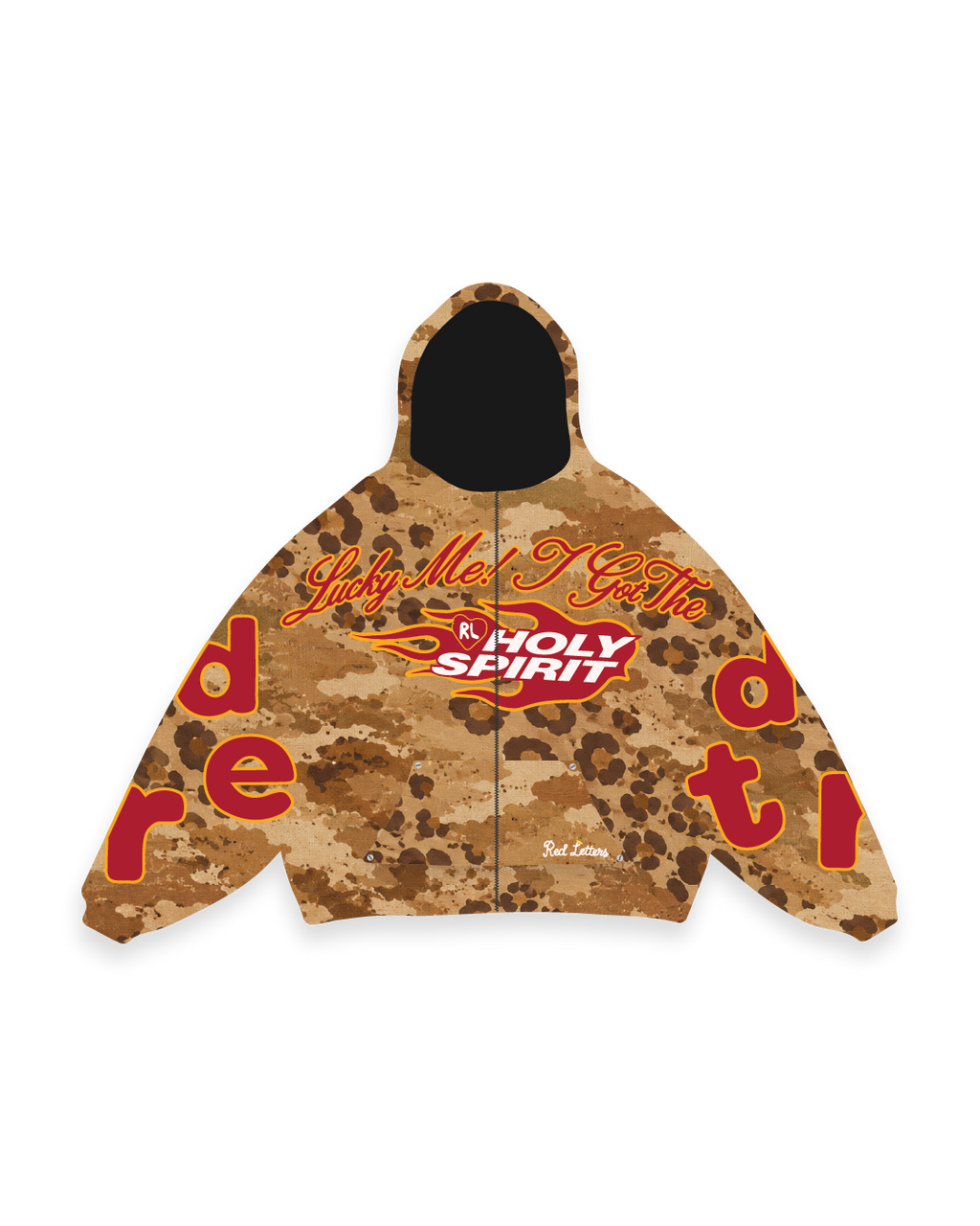 Desert Camo Zip-Up Hoodie