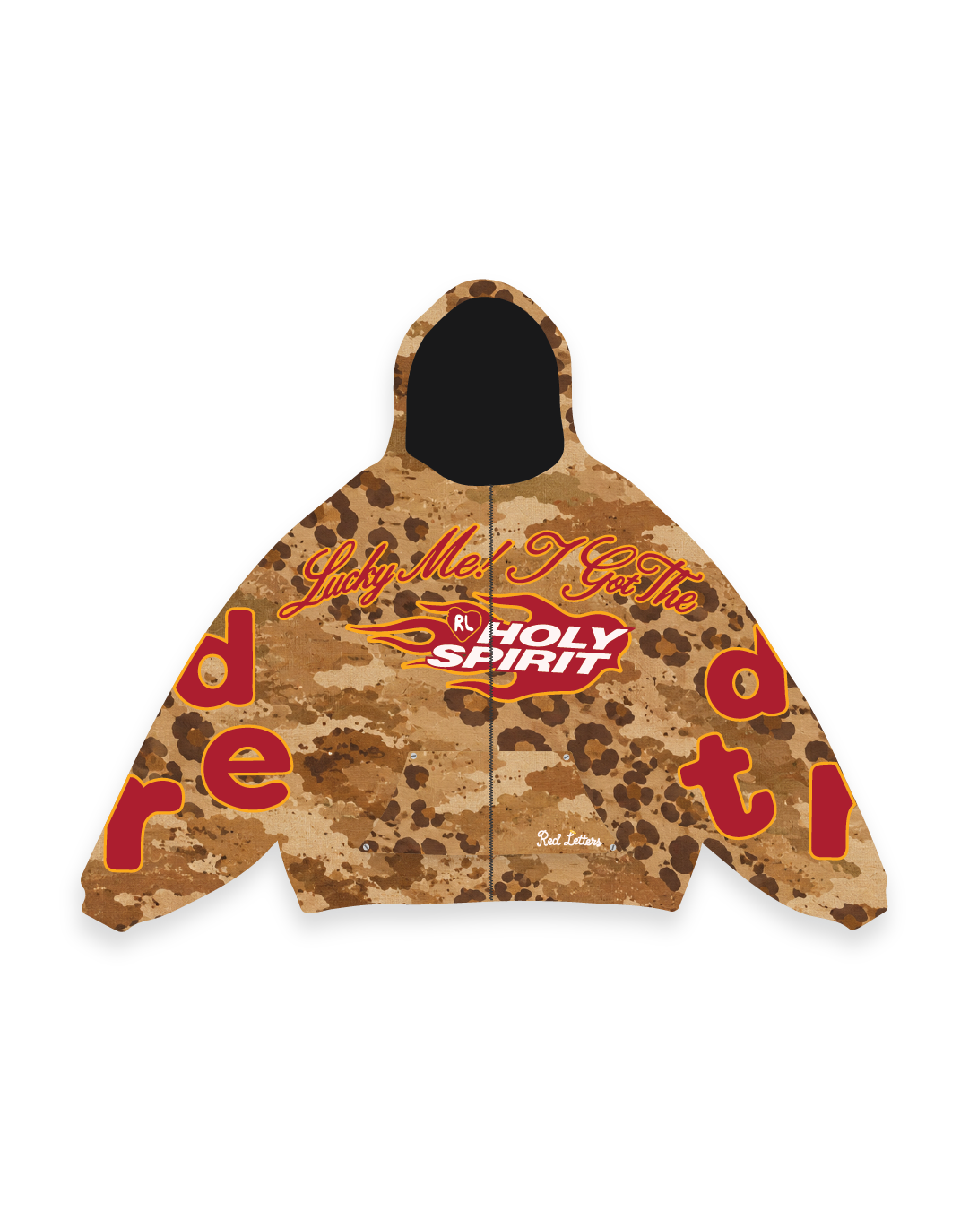 Desert Camo Zip-Up Hoodie
