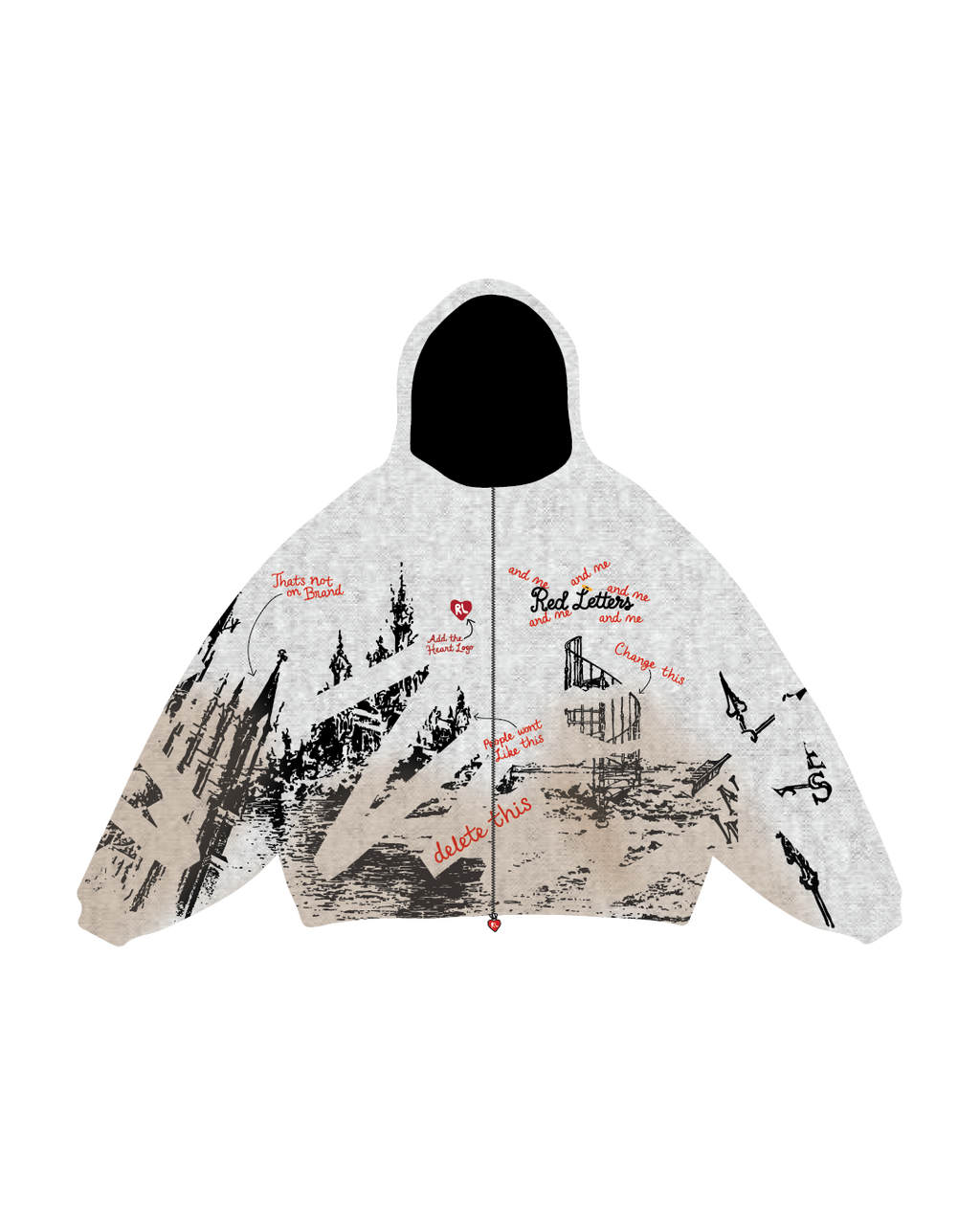 Sketchbook Zip-Up Hoodie