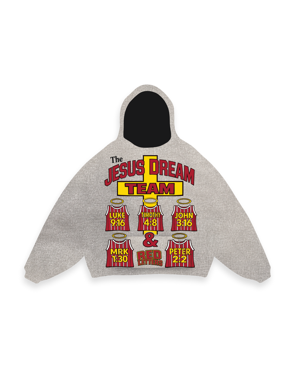 Cozy Gray Dream Team Hoodie