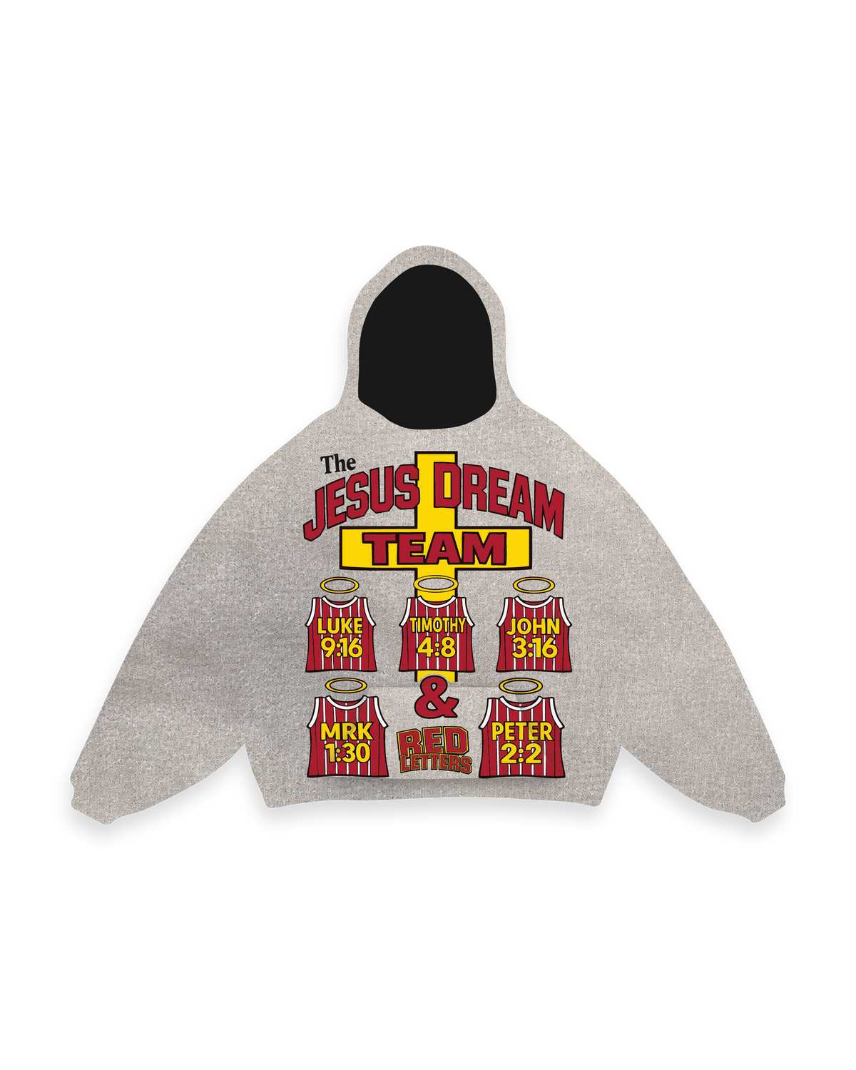 Cozy Gray Dream Team Hoodie