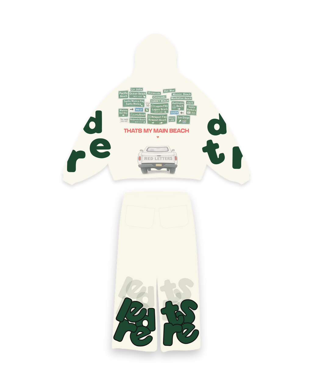 Cream Beach Set