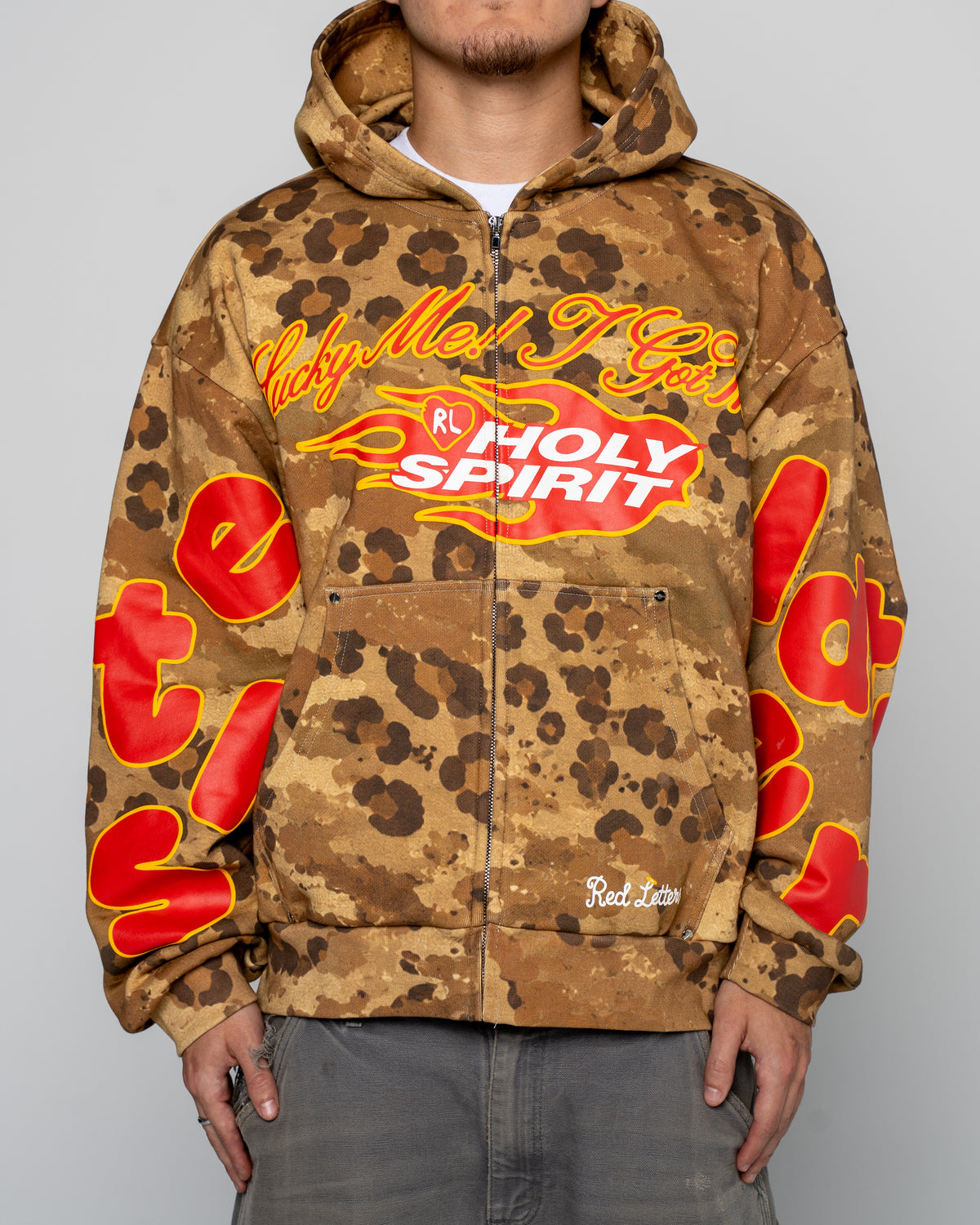 Desert Camo Zip Up Hoodie