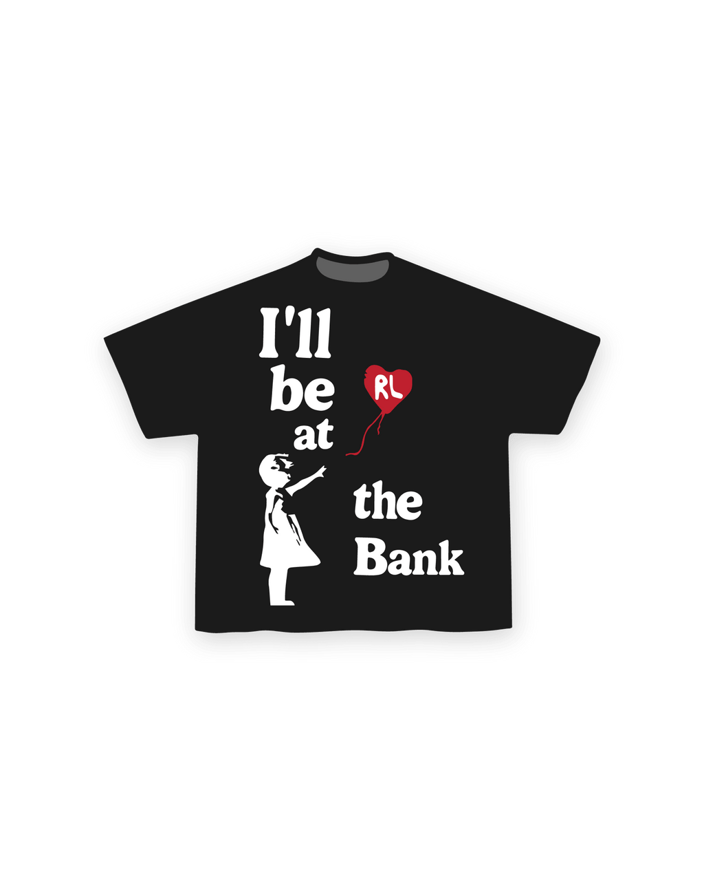 At The Bank See - Red Letters