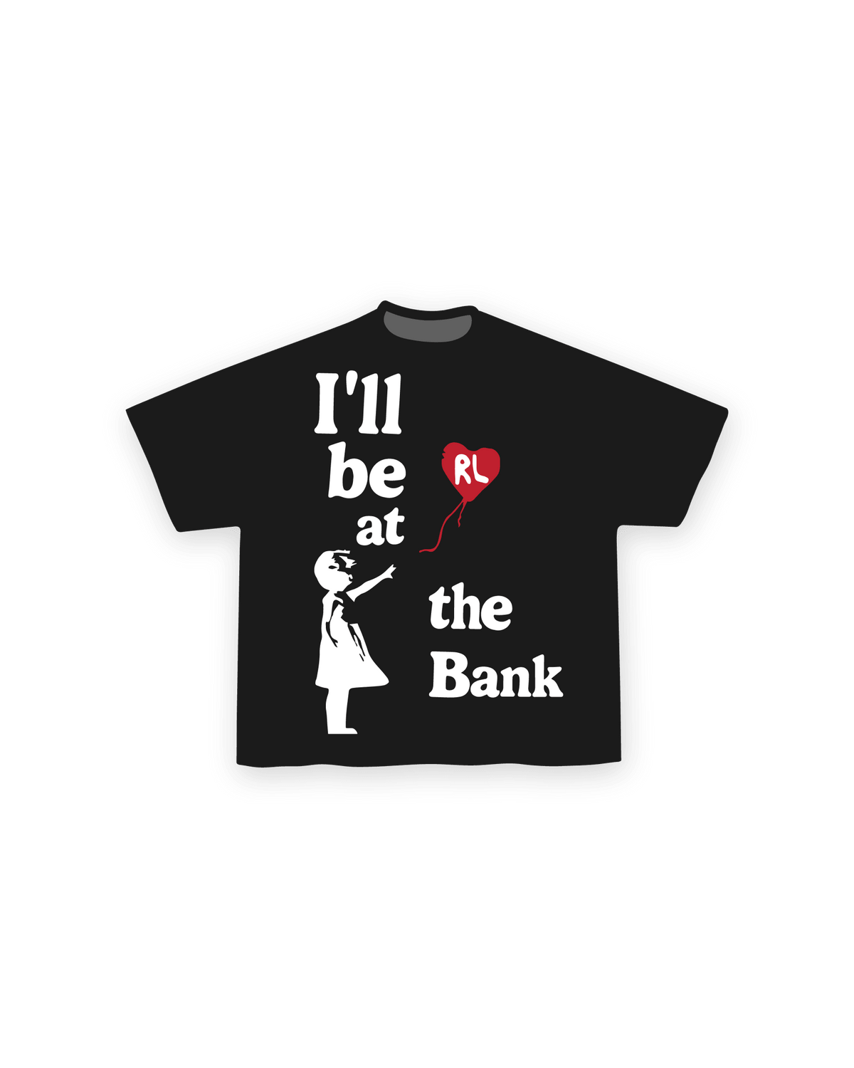 At The Bank See - Red Letters