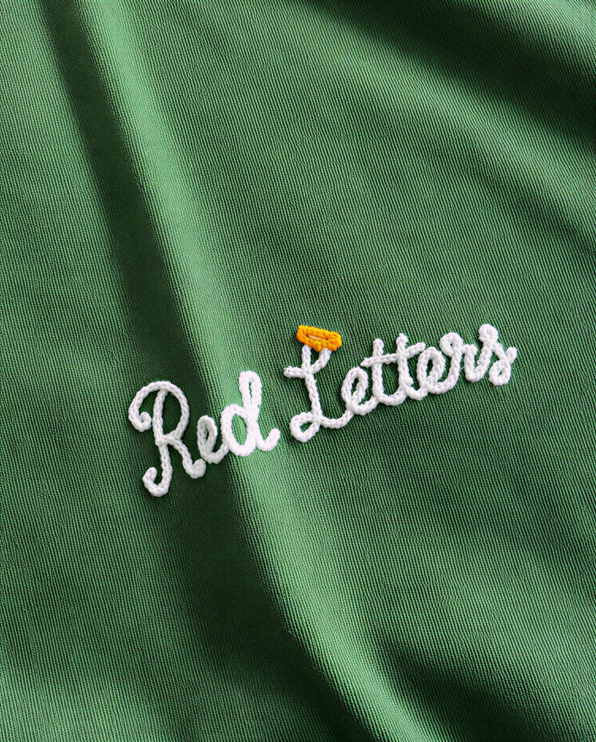 At The Garden Tee - Red Letters