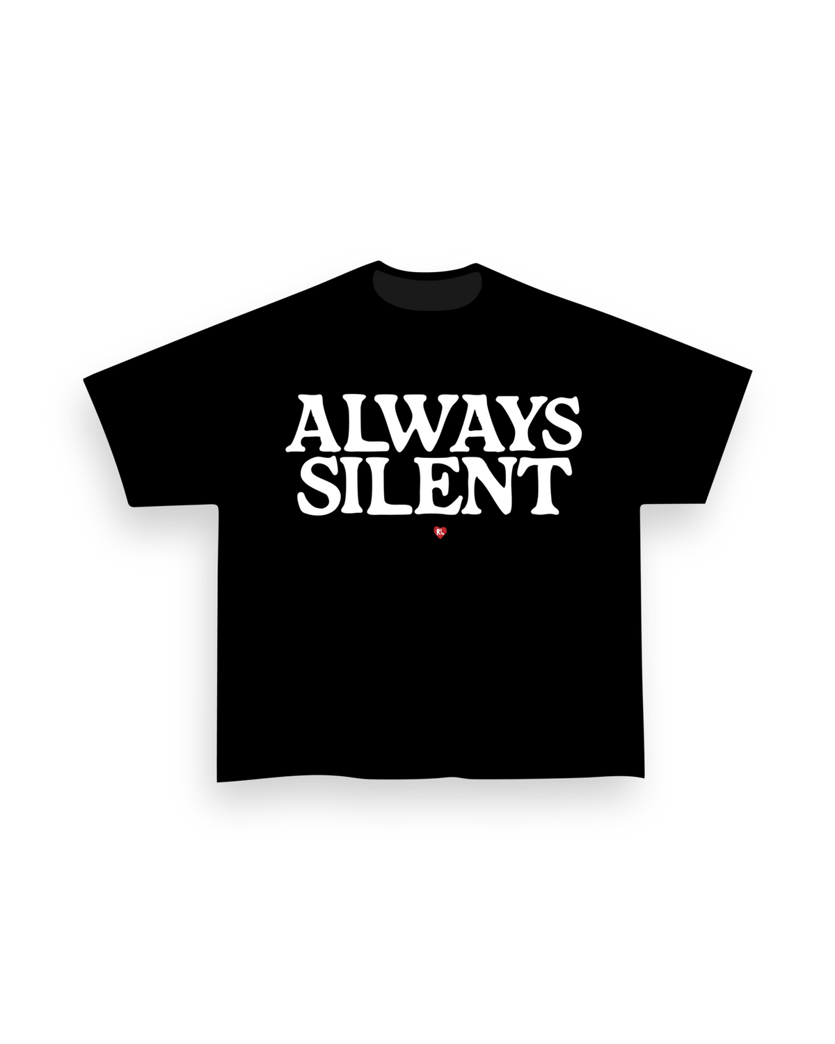 Blah Blah Blah Tee - Black by Red Letters