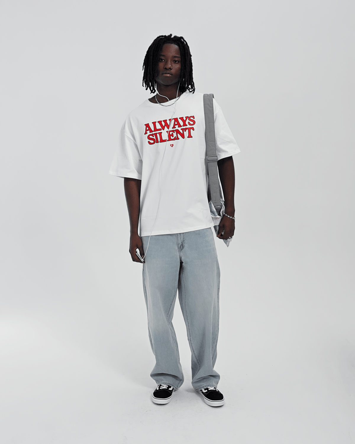 Blah Blah Blah Tee - White by Red Letters