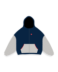 Bronx Cozy Zip Up - Red Letters