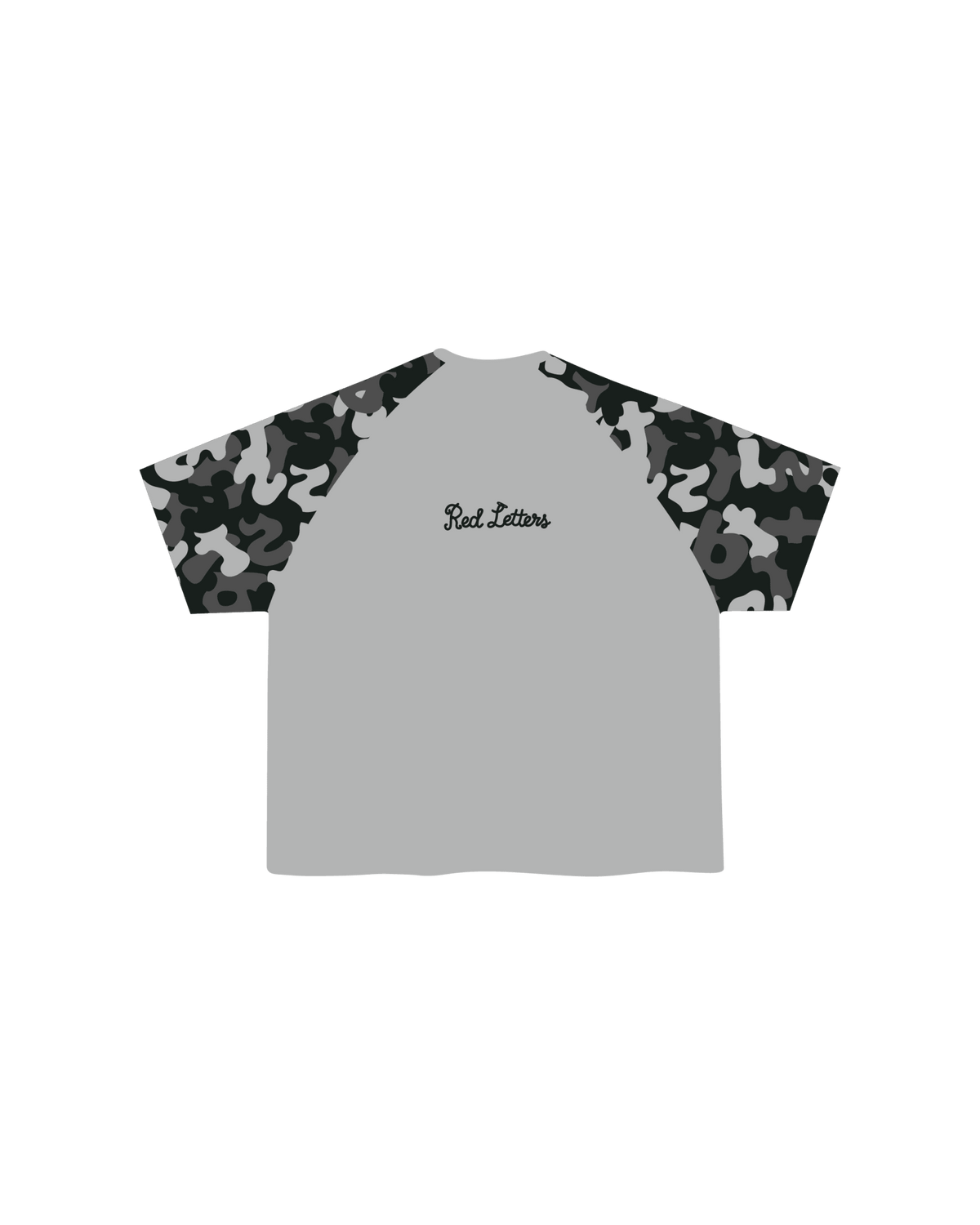Camo Letters Thermal Tee - Winter - Red Letters