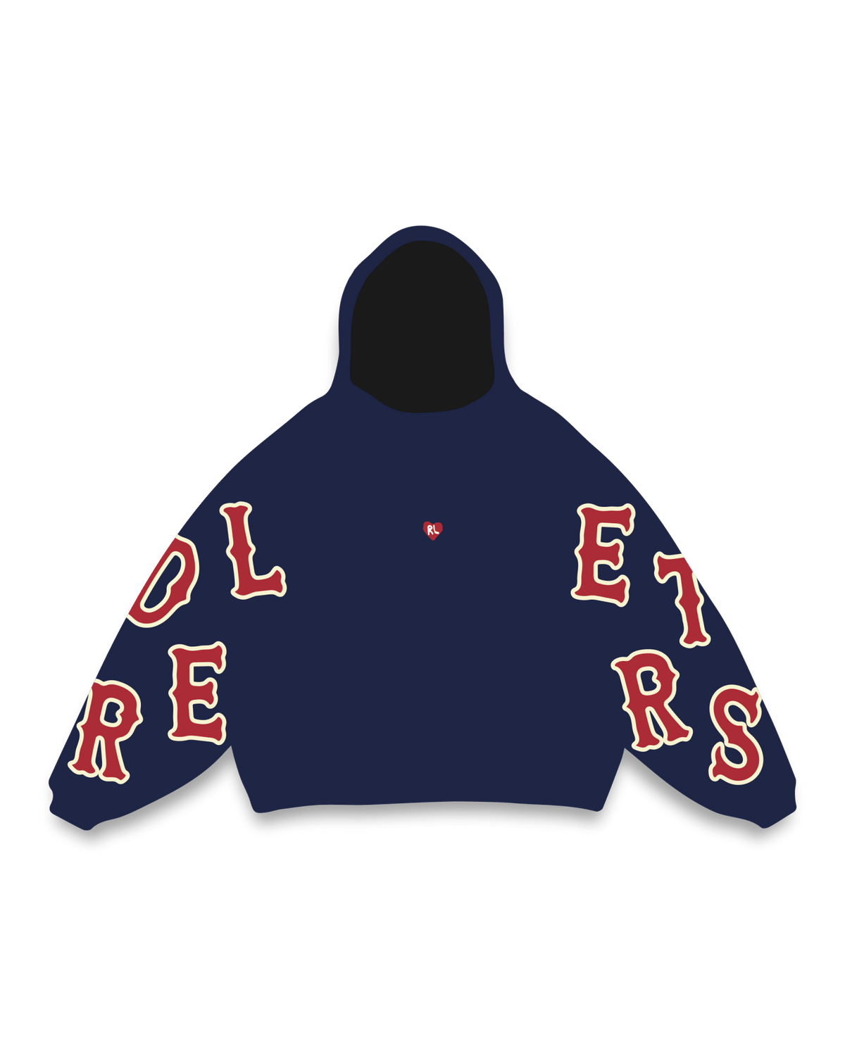 Caught Red Scattered Hoodie by Red Letters