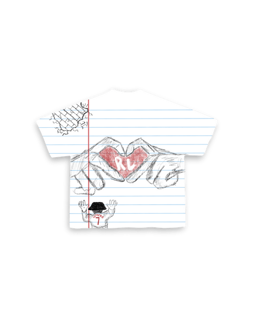 Doodle Tee - Red Letters
