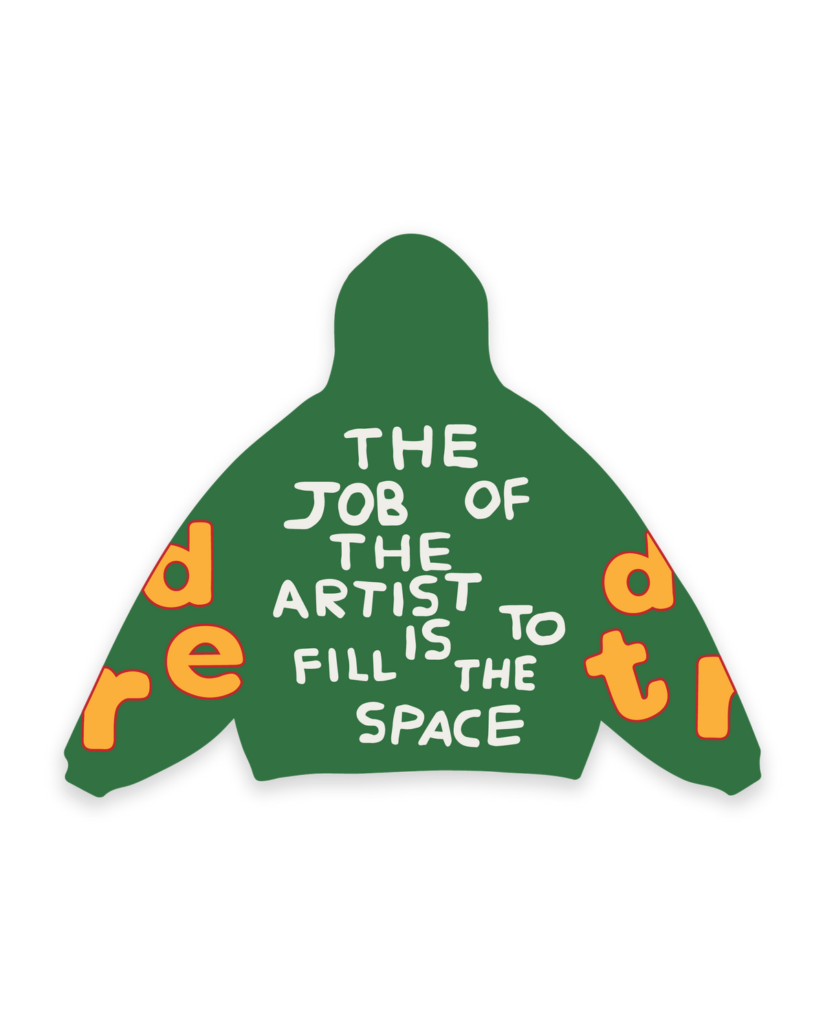Fill The Space Scattered Hoodie by Red Letters