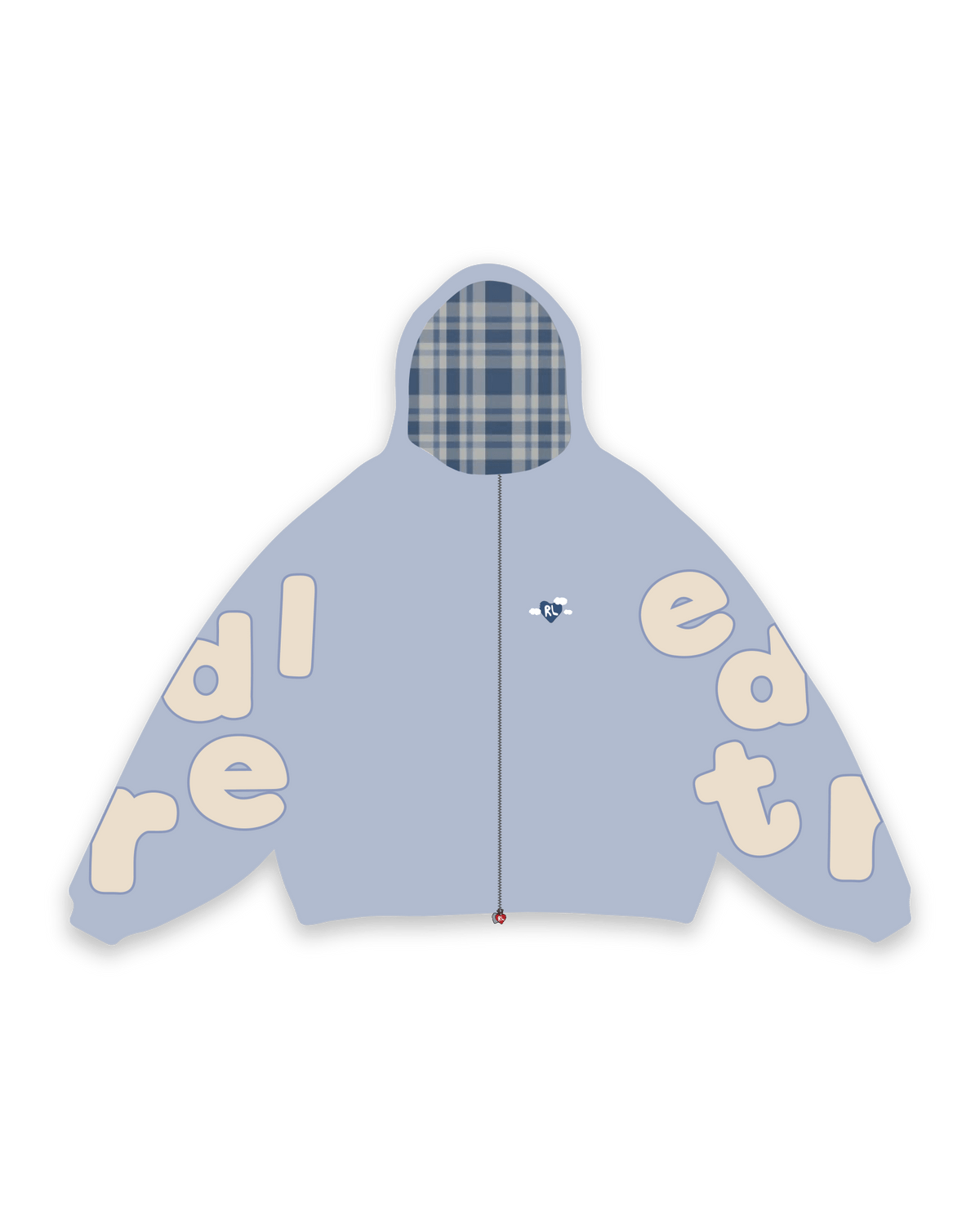 Fly Me The Moon Scattered Zip Up by Red Letters