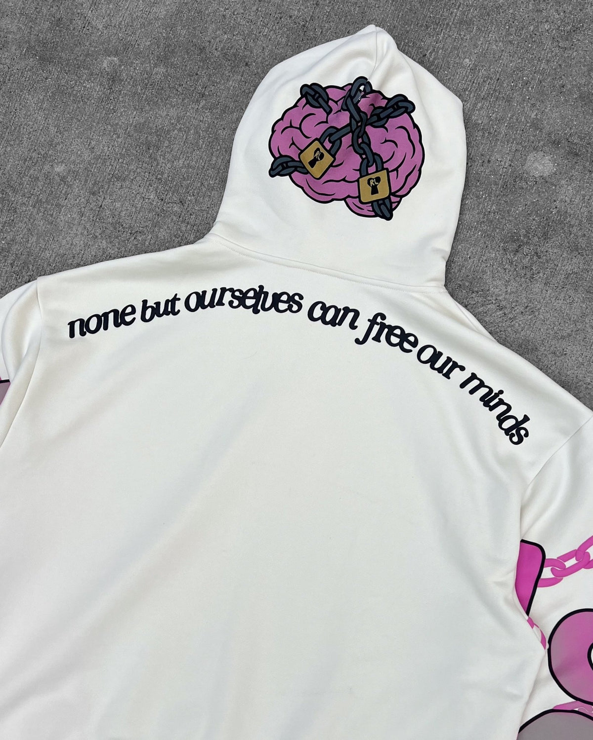Free Our Minds Scattered Hoodie by Red Letters