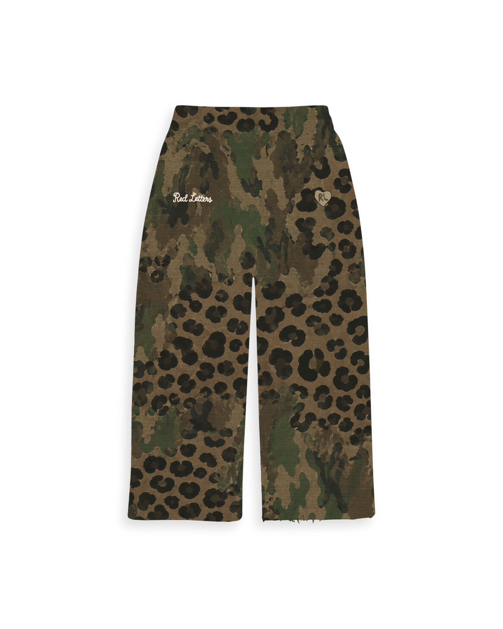 Jungle Camo Sweatpants - Red Letters