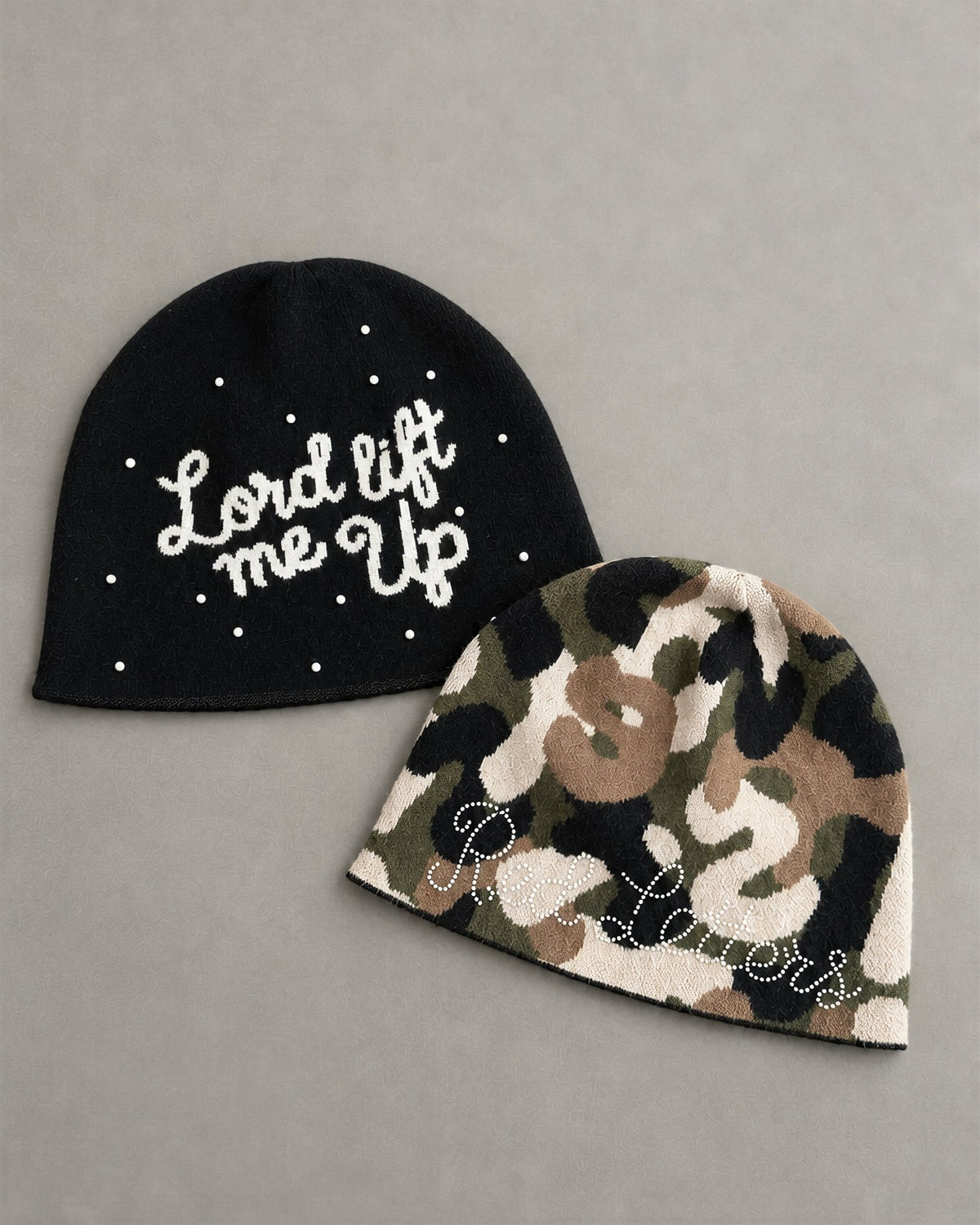 Lord Lift Me Up Skully Beanie - Red Letters