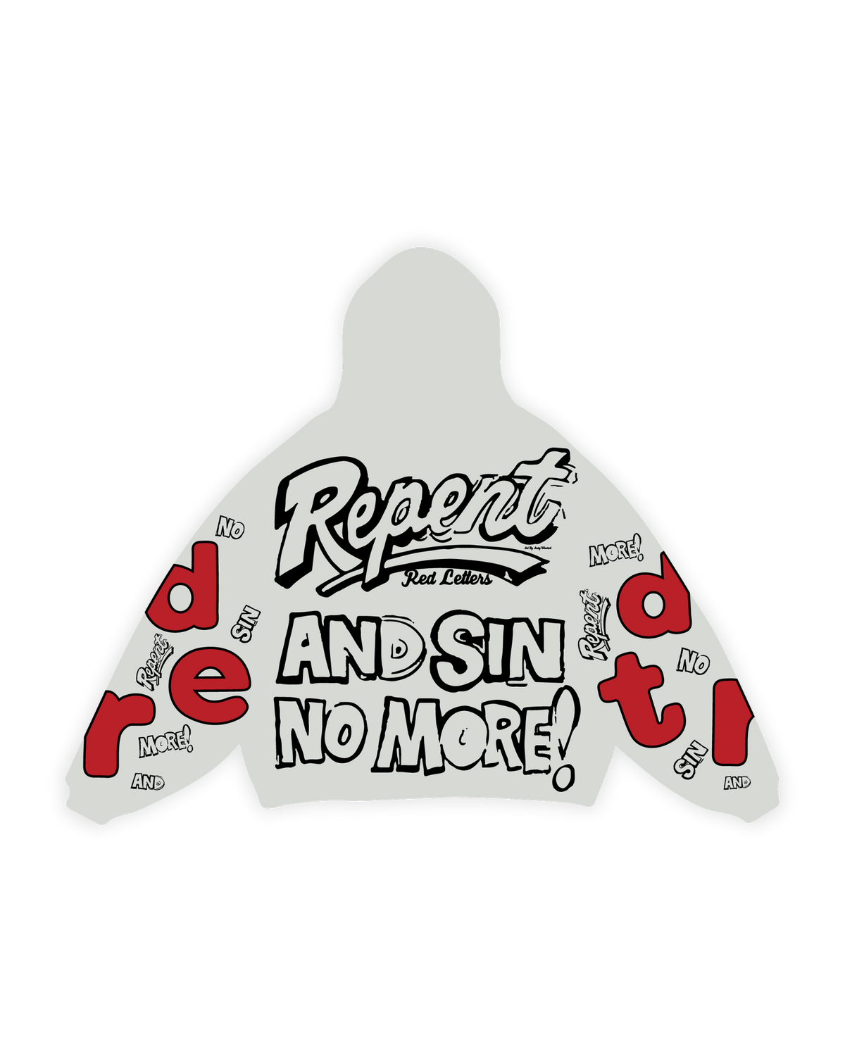 No More Sin Scattered Hoodie by Red Letters