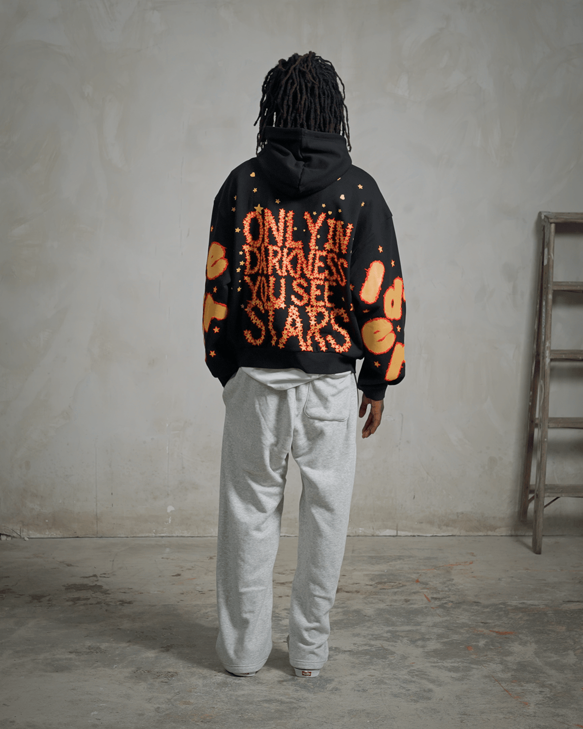 Only In Darkness Scattered Hoodie by Red Letters