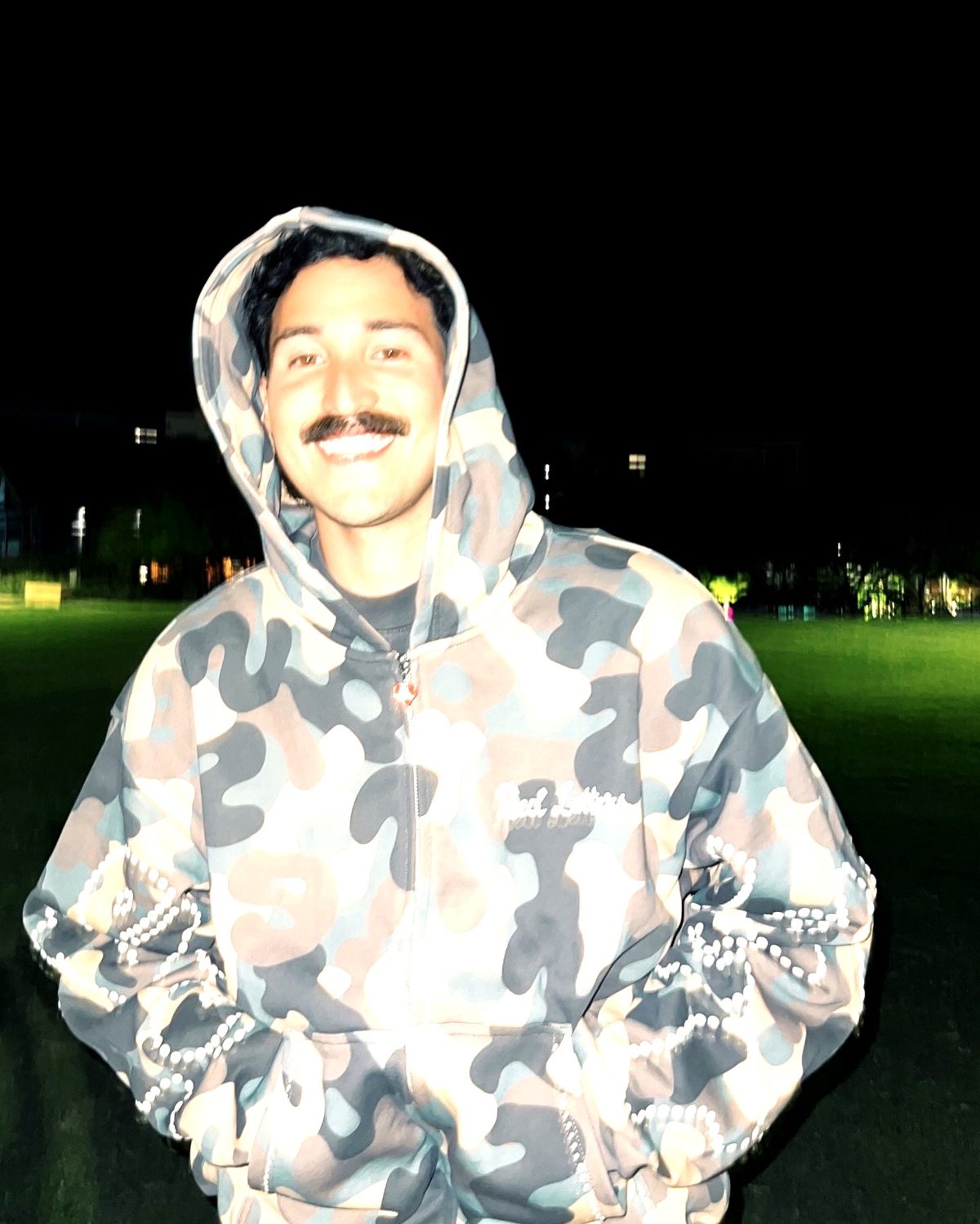 Camo Gem Zip-Up Hoodie