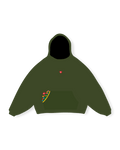 Pocket Garden City Hoodie - Red Letters