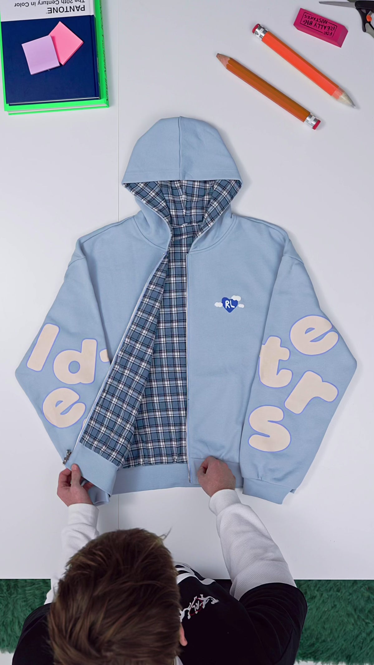 Bronx Zip-Up City Hoodie — flat-lay video