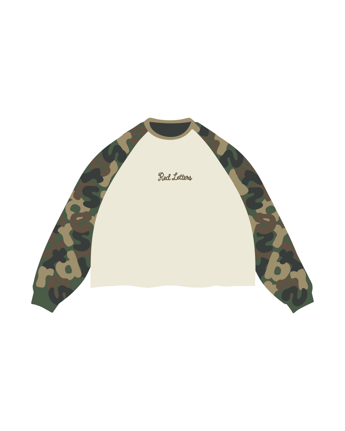 Red Camo L/S Thermal Shirt by Red Letters