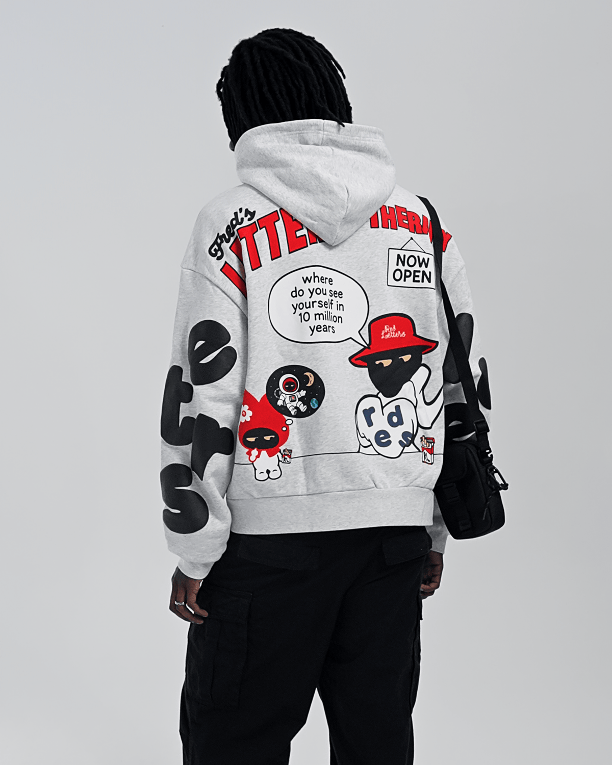 Therapy Scattered Hoodie by Red Letters