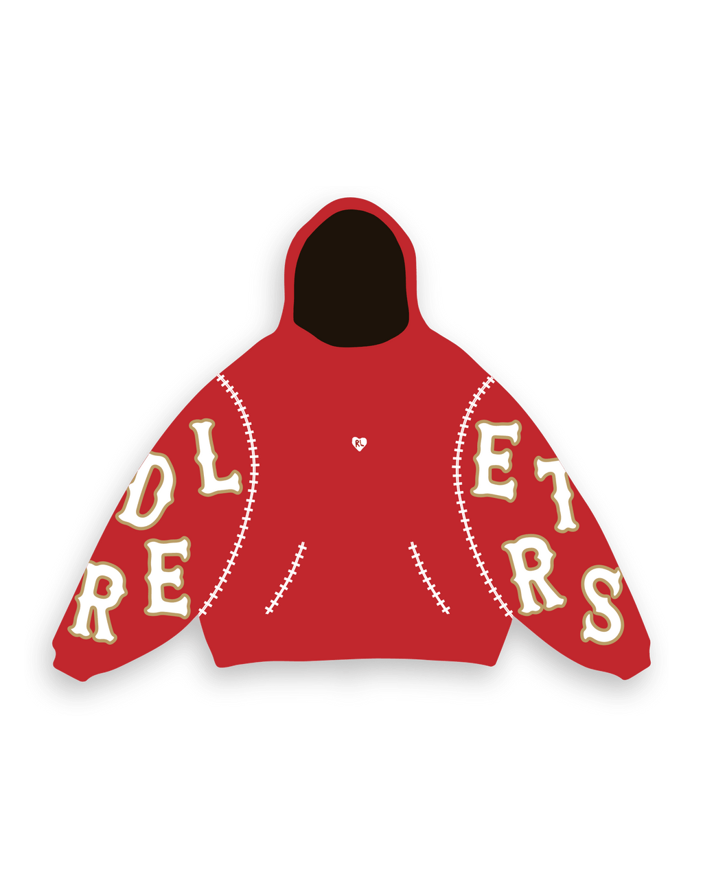 Thread Letters Scattered Hoodie by Red Letters