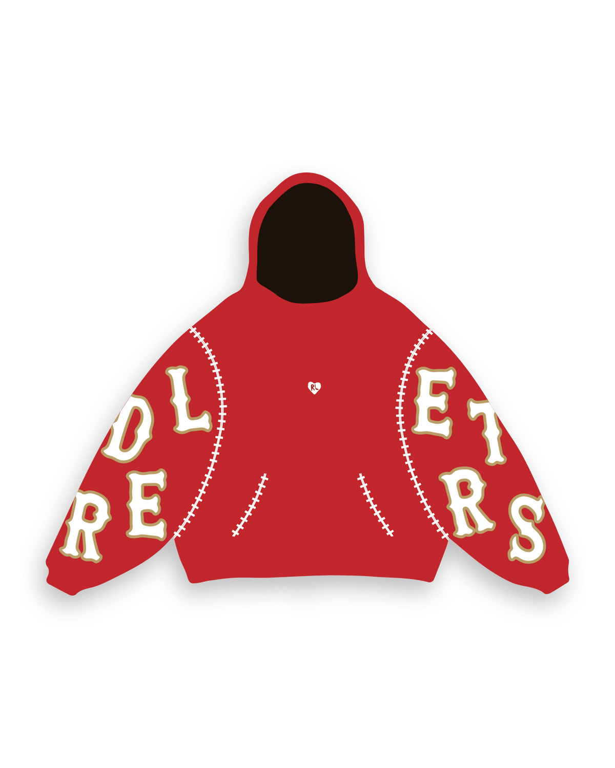 Thread Letters Scattered Hoodie by Red Letters