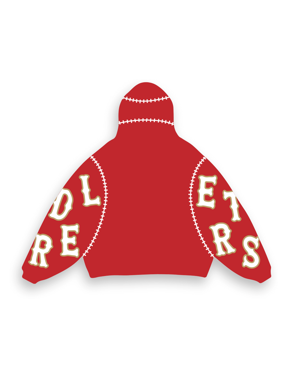 Thread Letters Scattered Hoodie by Red Letters