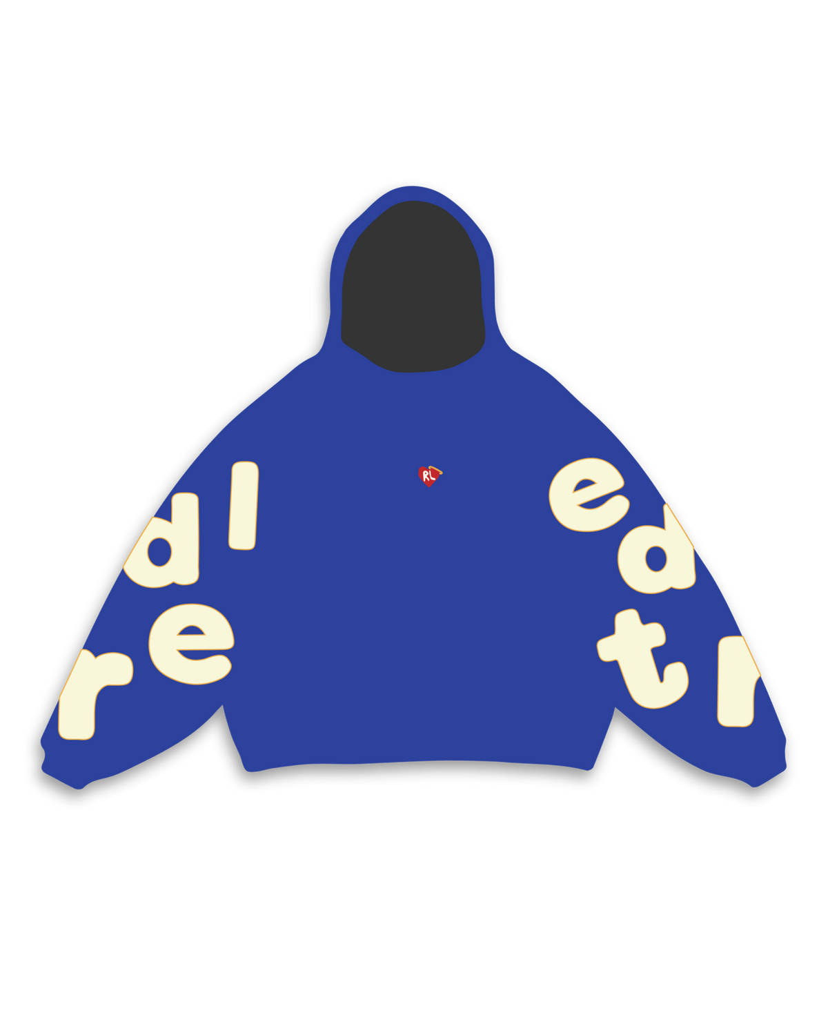 Trust God Scattered Hoodie - Royal by Red Letters