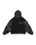 Trust God Scattered Stitch Zip Up by Red Letters