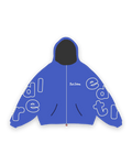 Trust God Scattered Stitch Zip Up - Royal by Red Letters