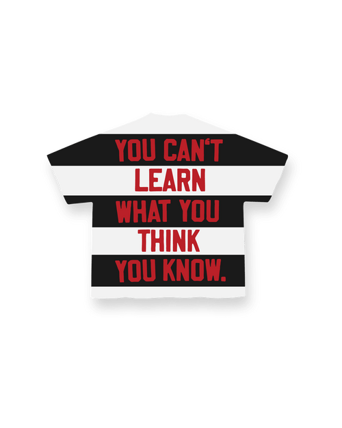 Unlearn Tee - Red Letters