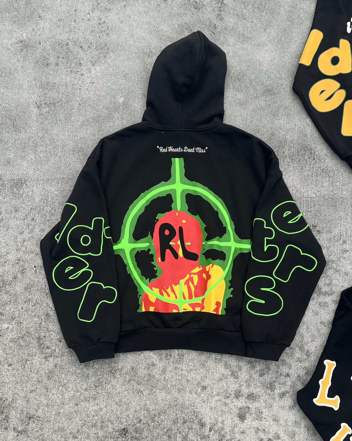 We Don't Miss Scattered Zip Up by Red Letters