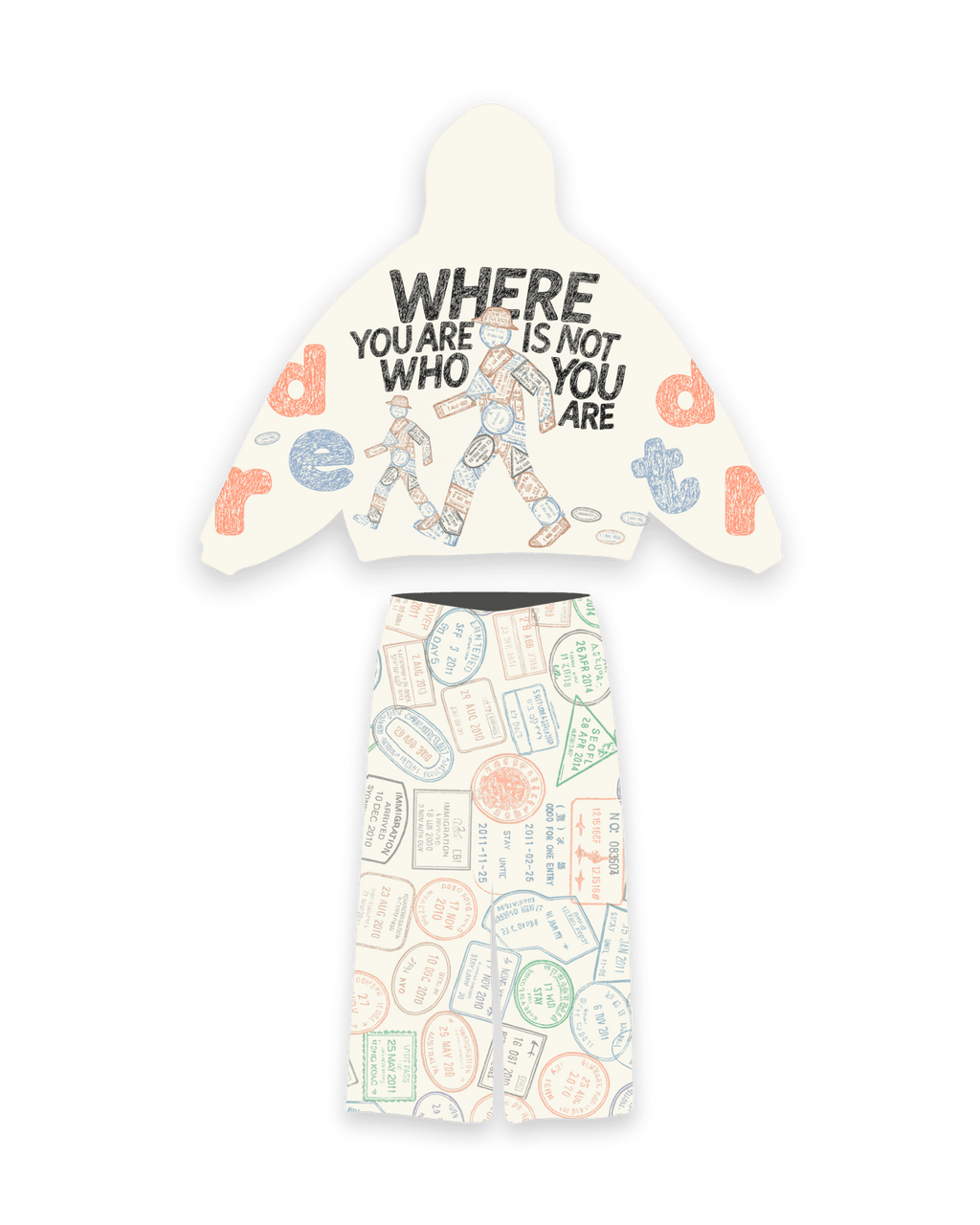 Where U Are Set by Red Letters